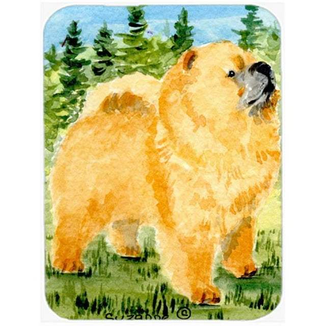 Carolines Treasures SS8871LCB Chow Chow Glass Cutting Board- Large