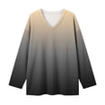 thumbnail image 5 of LIaqionyy Plus Size Tops for Womens V Neck Long Sleeve Casual Loose Blouse Fall Outfits Business Work Basic Tees Shirts, 5 of 6
