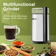 thumbnail image 2 of Coffee Grinder, Wancle Electric Coffee Grinder, Quiet Spice Grinder, One Touch Coffee Mill for Beans, Spices and More, with Clean Brush, Stainless Steel (Black+Stainless Steel), 2 of 6