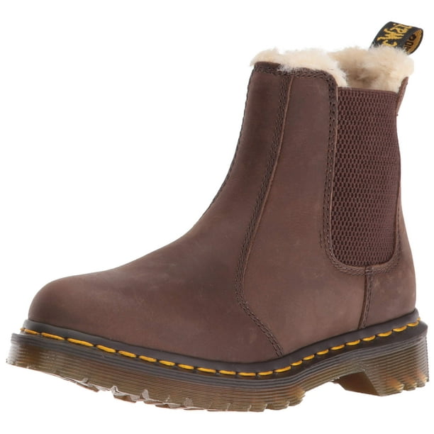 Dr. Martens - Dr. Martens 2976 Leonore Boots Dk Brown - Walmart.com - Walmart.com