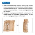thumbnail image 4 of Uxcell 10 Pack Honeycomb Packing Paper 12 Inch x 15 Inch Cushioning Wrap Rolls for Shipping Packaging Gifts Brown, 4 of 5
