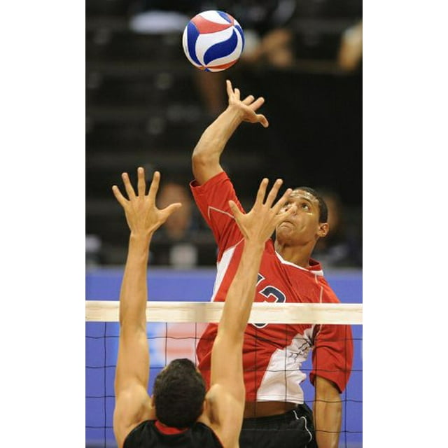Molten FLISTATEC Volleyball - Official NCAA Mens Volleyball, Red/White/Blue