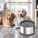 thumbnail image 2 of Tazón de Agua para Perros de 6,5 Litros, 1,6 Galones de Gran Capacidad, Sin Derrames, Alimentador de Agua A Prueba de Derrames de Acero Inoxidable (A), 2 of 7