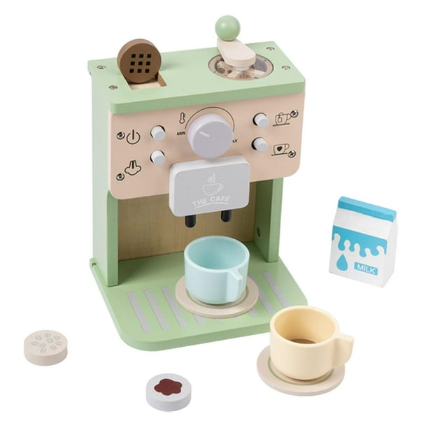 Cafetera, juego de simulación, juego de vestir, cafetería, utensilios de cocina, juguete educativo de cocina, máquina de café expreso para niñas y