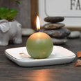 thumbnail image 4 of Zest Candle 12-Piece Ball Candles, 2-Inch, Sage Green, 4 of 6