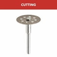 thumbnail image 2 of Disco de corte Dremel 545 Diamond con mandril de 22,2 mm (1 unidad), 2 of 4