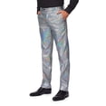 thumbnail image 6 of OppoSuits Men's Party Suit Size 50 Discoballer Long Sleeve Jacket & Tie & Pants, 6 of 6
