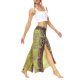 thumbnail image 4 of VISgogo Pantalones de pierna ancha de verano para mujer, pantalones sueltos sueltos de tiro medio con estampado bohemio con divisiones para yoga, playa, vacaciones VISgogo  moda, 4 of 7