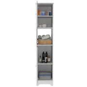 Yaka Linen Cabinet White