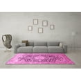 thumbnail image 3 of Ahgly Company Indoor Rectangle Medallion Pink Traditional Area Rugs, 2' x 4', 3 of 4
