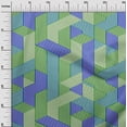 thumbnail image 3 of oneOone Silk Tabby Royal Blue Fabric Geometrical Quilting Supplies Print Sewing Fabric By The Yard 42 Inch Wide, 3 of 4