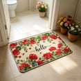 thumbnail image 6 of AuroraX Entrance Welcome Matt Outdoor Front Door Floral Holiday House Front Door Rugs for Outside Washable 16x24 Non Slip Welcome Mats for Inside Mothers Day Gifts for Mom, 6 of 7