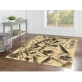 thumbnail image 4 of Linon Home Decor Masters Area Rug Collection, Black and Burgundy, 8' x 10.3', 4 of 5