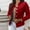 Red, variant on Yuwull Women'S Blazer Solid Color Slim Buttoned Office Jacket Suit Long Sleeve Cropped
