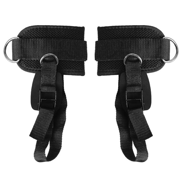2024 Nuevo, correas de tobillo para máquinas de cable Fitness Anillo en D ajustable Correas de tobillo Soporte de pie Protector de tobillo con hebilla
