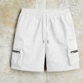 thumbnail image 5 of Yievot Cargo Shorts for Women Drawstring Elastic Waist Summer Outdoor Hiking Shorts with Zipper Pockets, 5 of 5