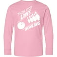 thumbnail image 3 of Inktastic This Kid Loves Bowling Long Sleeve Youth T-Shirt, 3 of 5
