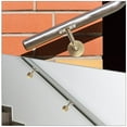 thumbnail image 4 of 6pcs Handrail Brackets Stainless Steel Stairway Racks Heavy Duty Stair Handrail Support, 4 of 8