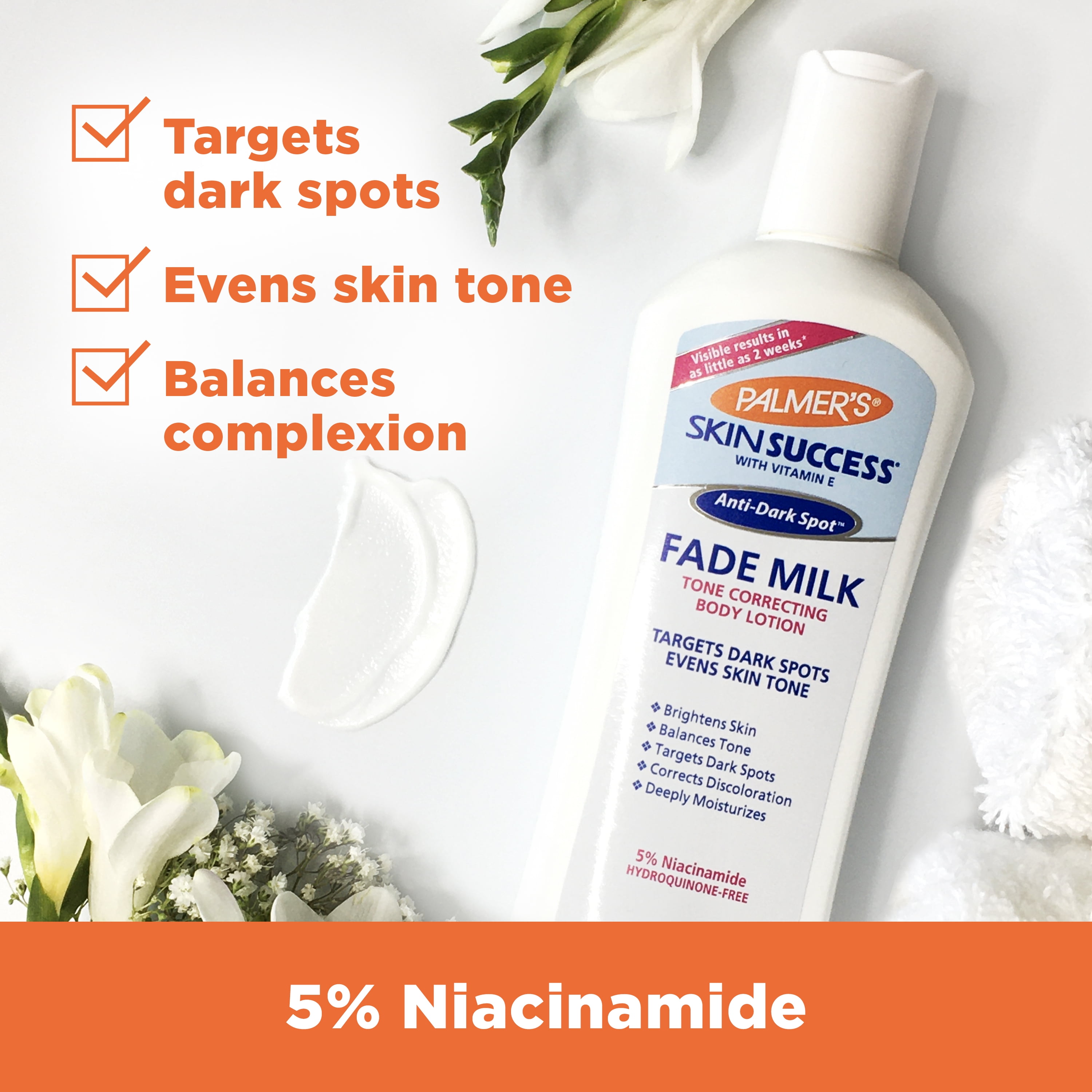 Palmer's Skin Success Anti-Dark Spot Fade Milk Body Lotion for Dry, Uneven Skin Tone 10.6 fl.oz.