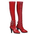 thumbnail image 4 of Botas Cremallera a , Accesorio de Cuerpo de de Acción Femenina de rojo Hugo Figura de acción Botas Zapatos, 4 of 6