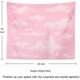 thumbnail image 3 of Pink Sky Tapestry ,Lshtar Decor Tapestry Cute Heaven Pink Sky Cloud Air Backdrop Beautiful Beauty Bright Day Wall Hangin, 3 of 5