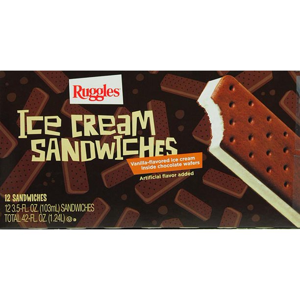 Ruggles Vanilla Ice Cream Sandwiches, 12 pk 42 oz