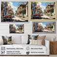thumbnail image 4 of Designart "Cuba flow Street I" Transportation Floater Framed Canvas Print, 4 of 7