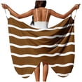 thumbnail image 2 of Yourumao Sarong Coverup for Women Striped Lightweight Wrap Sarongs Coverups Butterfly Swim Suit Cover Up Pool to Bar Cover Up for Swimwear, 2 of 9