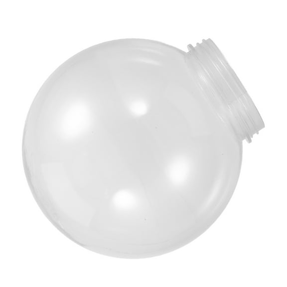 Milisten Outdoor Clear Acrylic Globe Replacement with Threaded Design for Porch Lights