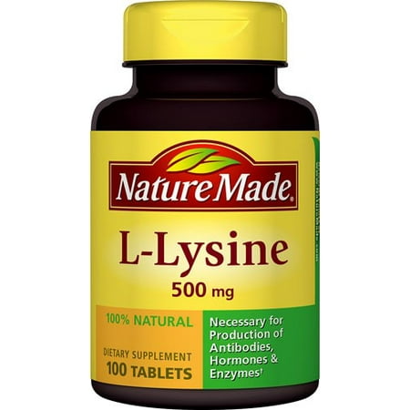 Nature Made L-Lysine, 500 mg, 100 Ct