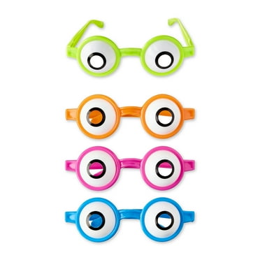 Multicolor Eyeball Glasses Party Favors, 8 Count, by Way To Celebrate