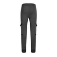 thumbnail image 5 of Tdoqot Mens Pants Slim Fit Casual Straight Leg With Pockets Mens Sweatpants Gray Size L, 5 of 6