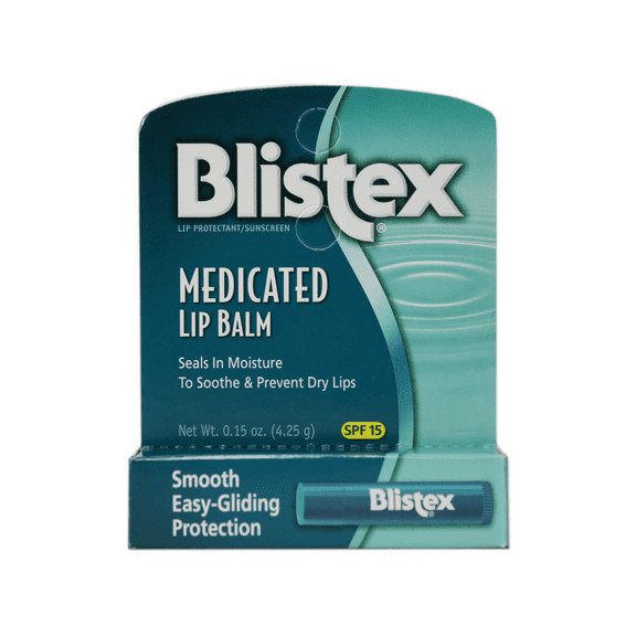 6 Pack - Blistex Medicated Lip Balm SPF 15 0.15 oz Each