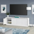 thumbnail image 2 of Evelyn&Zoe Oswald Rectangular TV Stand for TV's up to 75", White, 2 of 8