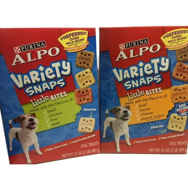 Alpo Variety Snaps Little Bites Beef, Bacon, Cheese, Lamb, Chicken