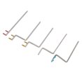 thumbnail image 1 of X Ray Positioning Indicator Arms, 5pcs Complete  X Ray Indicator Arms Heat Resistant Stainless Steel Bite Wing  for Dentists for Oral Hospital, 1 of 7
