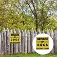thumbnail image 4 of 1pc Beware of Dogs Sign Garden Warning Sign Caution Dog Sign Iron Painting, 4 of 9