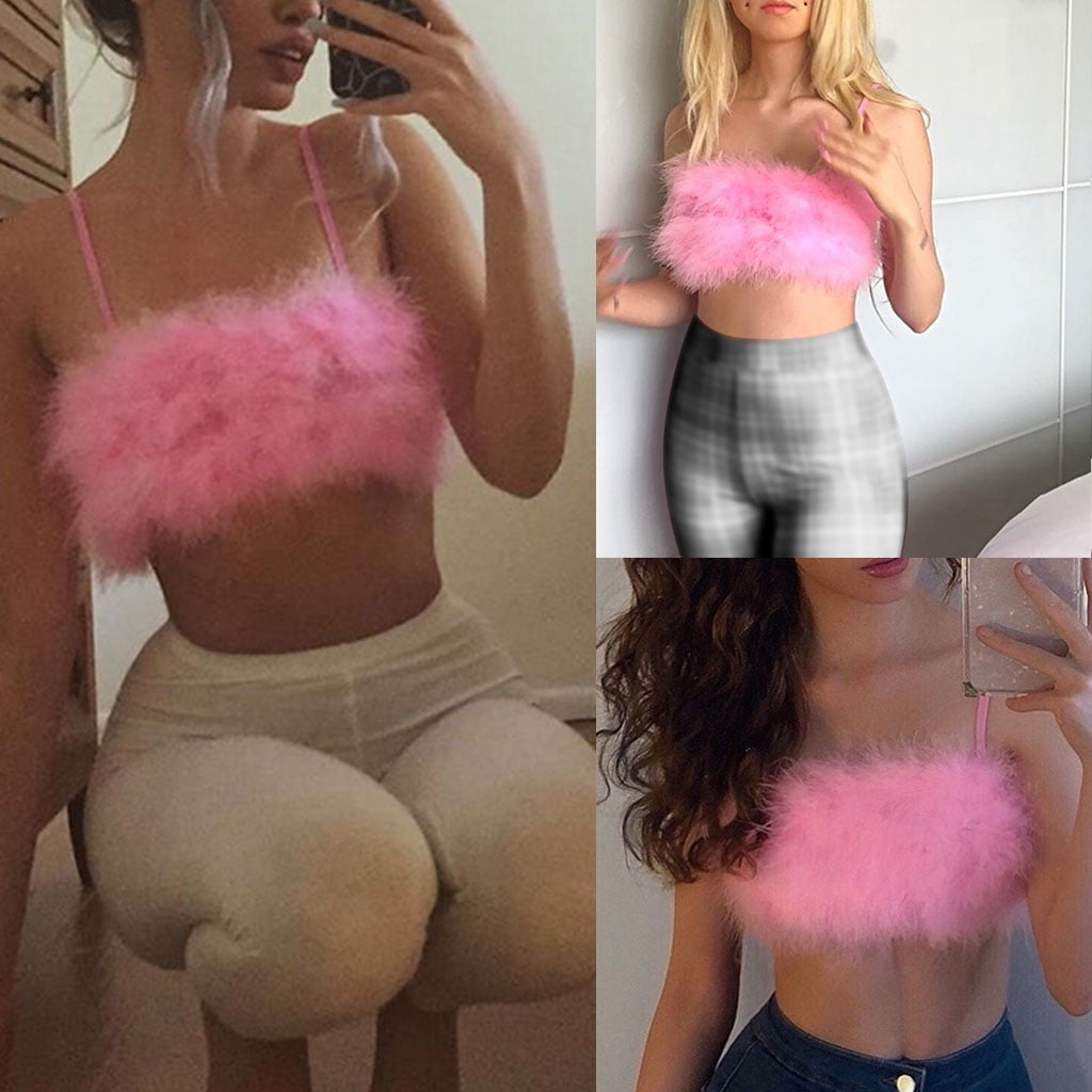 fluffy bralette