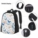 thumbnail image 3 of Balery Butterfly Mochila Escolar 3 en 1 para Niños - Mochila Resistente con Lonchera Térmica y Estuche - Mochila Escolar para Niños y Niñas, 3 of 7