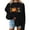 Black, variant on Brilliant Fall Womens Tops Long Sleeve Halloween Sweatshirt Women Pumpkin Coffee Graphic Sweatshirts Cute Halloween Shirts Fall Crew Neck Sweatshirt Clearance Clothes under $5.00