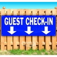 thumbnail image 1 of Guest Check-In 13 oz Vinyl Banner With Metal Grommets, 1 of 4