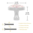 thumbnail image 3 of 4 Pcs Flamingo Knobs for Kitchen Cabinet Cupboard Dresser Bookcase Drawer Pulls Handles Round Home Decor, 3 of 5
