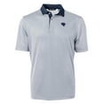 thumbnail image 2 of Men's Cutter & Buck Blue/White Jacksonville Jaguars Virtue Eco Pique Micro Stripe Recycled Polo, 2 of 3