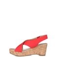 thumbnail image 3 of Brinley Co. Womens Crisscross Wedge Sandal, 3 of 7