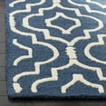 thumbnail image 3 of SAFAVIEH Cambridge Julian Geometric Wool Area Rug, Navy Blue/Ivory, 6' x 9', 3 of 8