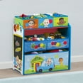 thumbnail image 2 of CoComelon Design & Store 6 Bin Toy Storage Organizer by Delta Children, 2 of 8