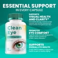 thumbnail image 4 of Clean Eye Support Supplement – CleanEye Capsules Vitamins Healthy Vision, 1 Pack, 60 Capsules, 4 of 6