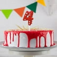 thumbnail image 4 of Bougies d'Anniversaire Chiffre (2 Bougies Rouges) Forme de Dinosaure Chiffre Joyeux Anniversaire Bougies de Gâteau pour Décoration de Fête d'Anniversaire Dinosaure Réunions Thème Fête, 4 of 5