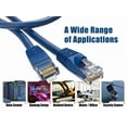 thumbnail image 4 of Cable Leader 12ft Cat6 UTP Ethernet Network Patch Cable Snagless 24AWG Bare Copper, Blue, 4 of 6