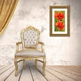 thumbnail image 3 of Villa, Luca 18x32 Gold Ornate Wood Framed with Double Matting Museum Art Print Titled - Poppies in the wind II, 3 of 4